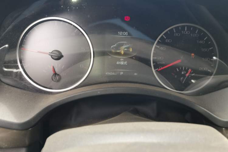 Used Great Wall Poer 2023 2.0T Commercial Version Automatic Diesel 4x4 Elite Long-Box GW4D20M Odometer Close Up