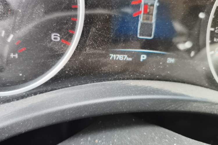 Used Great Wall Poer 2023 2.0T Commercial Version Automatic Diesel 4x4 Navigation Type Long Bed GW4D20M Odometer Close Up