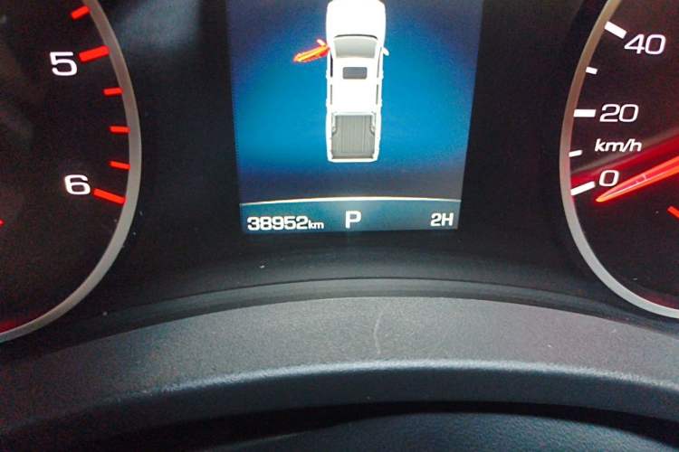 Used Great Wall Poer 2023 2.0T Commercial Version Automatic Diesel 4x4 Elite Long-Box GW4D20M Odometer Close Up
