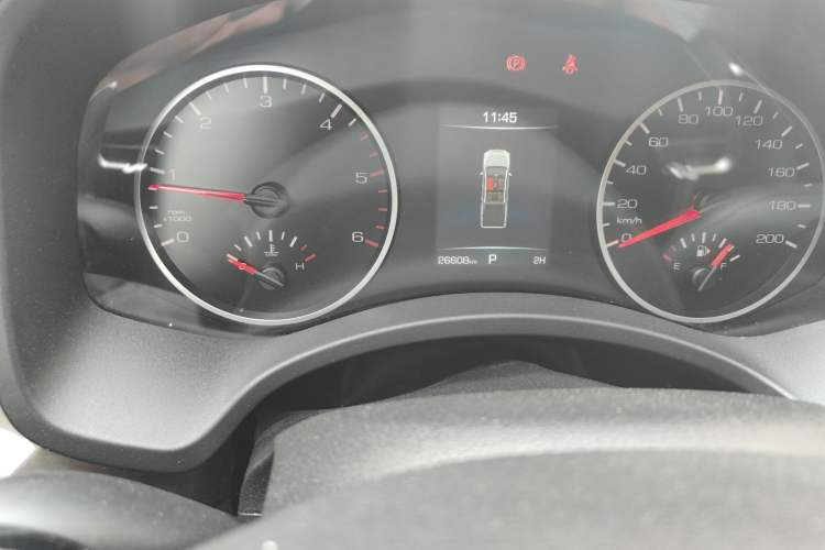 Used Great Wall Poer 2023 2.0T Commercial Version Automatic Diesel 4x4 Elite Long-Box GW4D20M Odometer Close Up