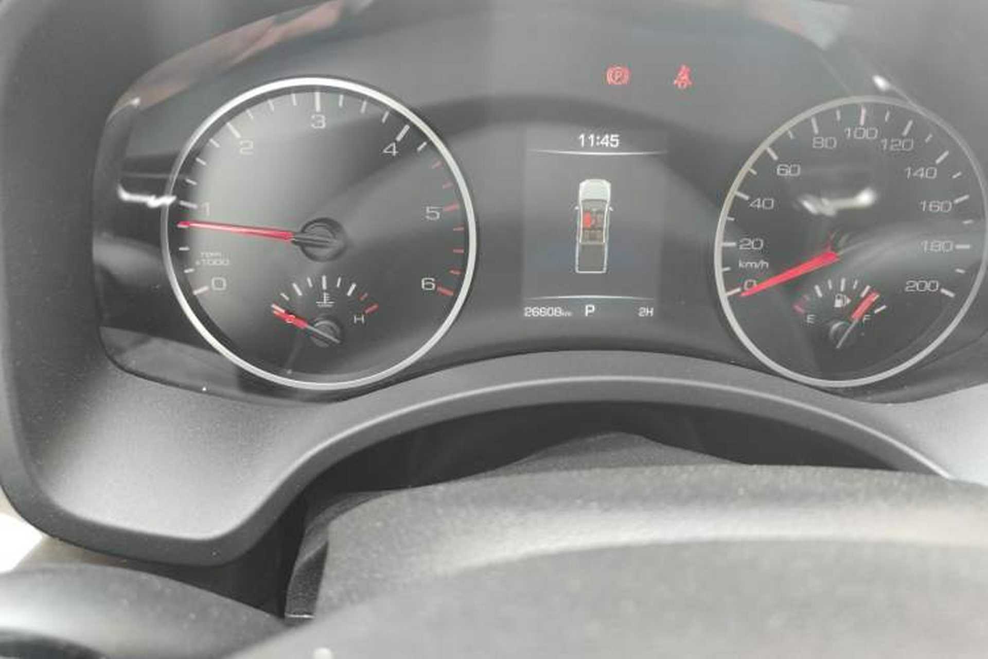 Used Great Wall Poer 2023 2.0T Commercial Version Automatic Diesel 4x4 Elite Long-Box GW4D20M Odometer Close Up