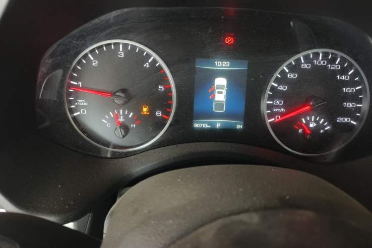 Used Great Wall Poer 2023 2.0T Commercial Version Automatic Diesel 4x4 Elite Long-Box GW4D20M Odometer Close Up