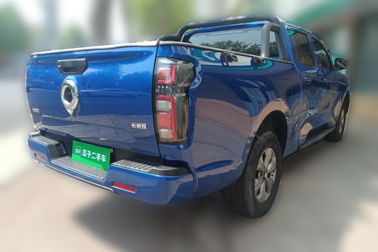 Used Great Wall Poer 2023 2.0T Commercial Version Automatic Diesel Two-Wheel Drive Elite Trim with Long Bed – GW4D20M Rear Right 45 Deg