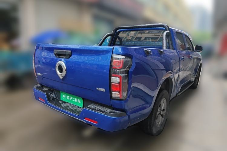 Used Great Wall Poer 2023 2.0T Commercial Version Automatic Diesel Two-Wheel Drive Elite Trim with Long Bed – GW4D20M Rear Right 45 Deg
