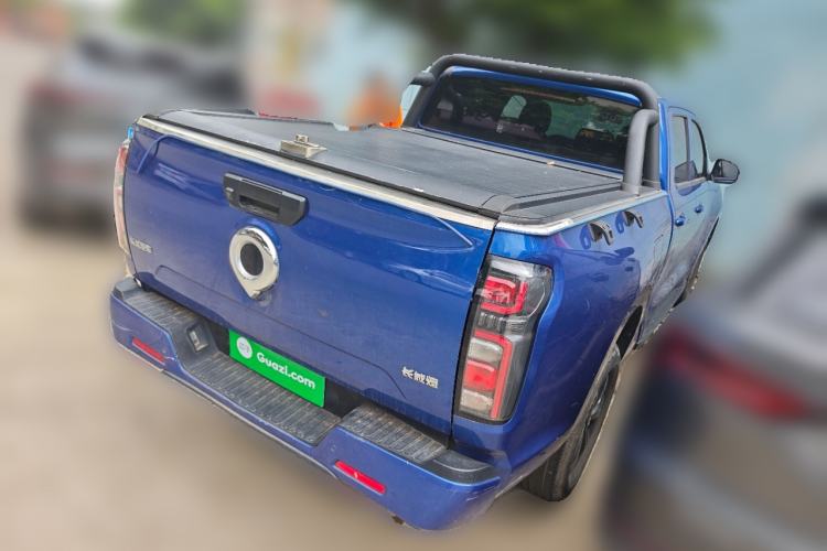 Used Great Wall Poer 2023 2.0T Commercial Version Automatic Diesel Two-Wheel Drive Elite Trim with Long Bed – GW4D20M Rear Right 45 Deg