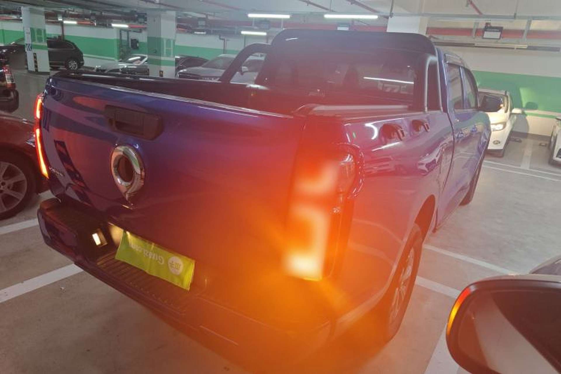 Used Great Wall Poer 2023 2.0T Commercial Version Automatic Diesel Two-Wheel Drive Elite Trim with Long Bed – GW4D20M Rear Right 45 Deg