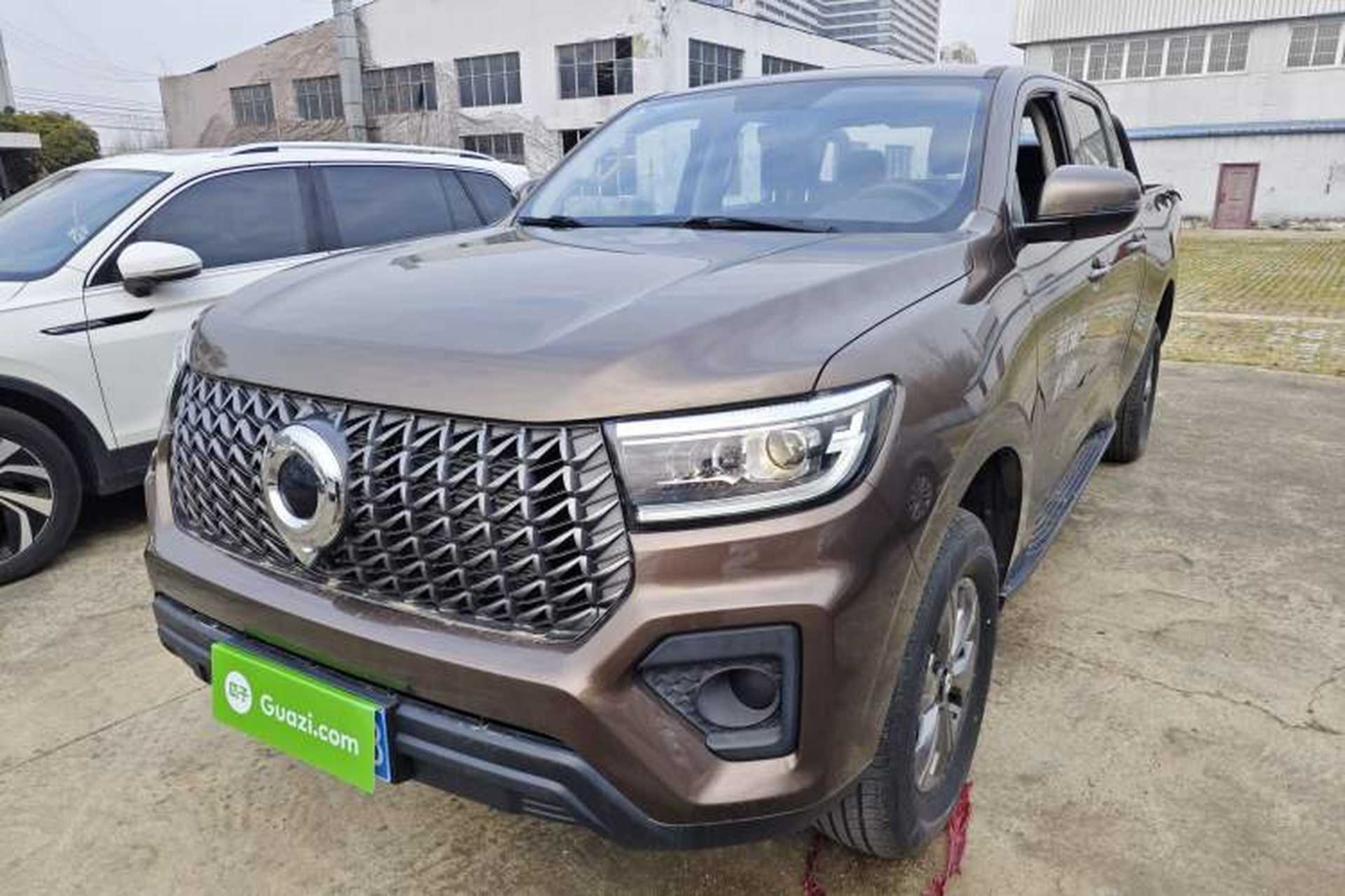 Used Great Wall Poer 2023 2.0T Commercial Version Automatic Diesel Two-Wheel Drive Elite Trim with Long Bed – GW4D20M Front Left 45 Deg