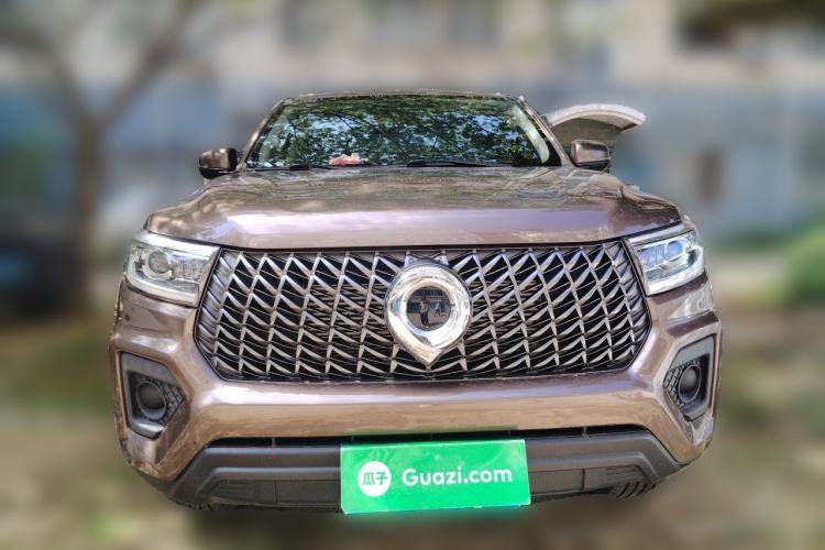 Used Great Wall Poer 2023 2.0T Commercial Version Automatic Diesel Two-Wheel Drive Elite Trim with Long Bed – GW4D20M Front