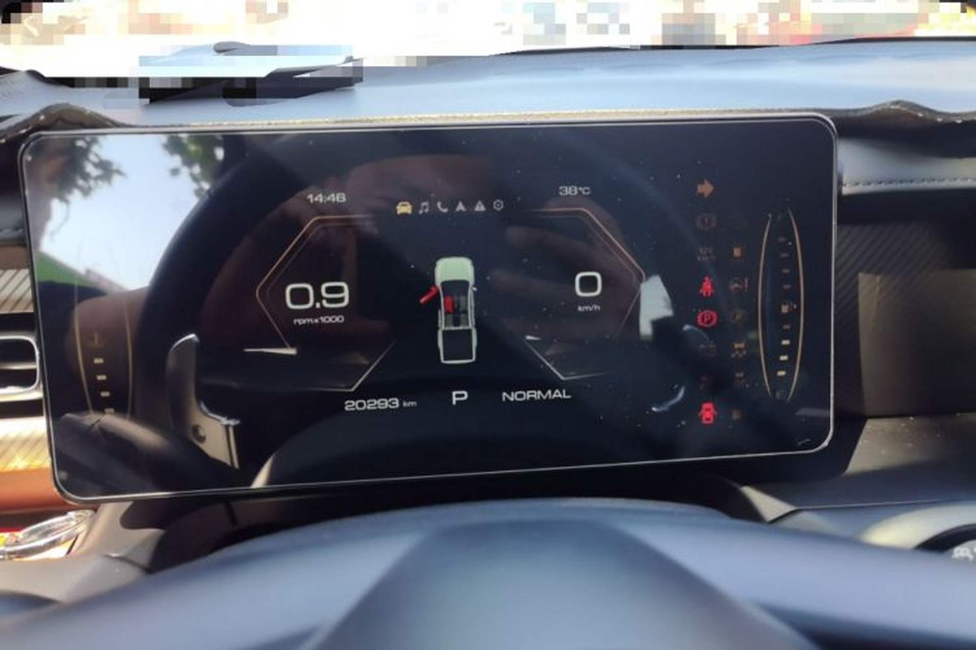 Used Great Wall Poer 2023 2.0T Passenger Version Automatic Gasoline Four-Wheel Drive Comfort Trim – GW4C20B Instrument Cluster