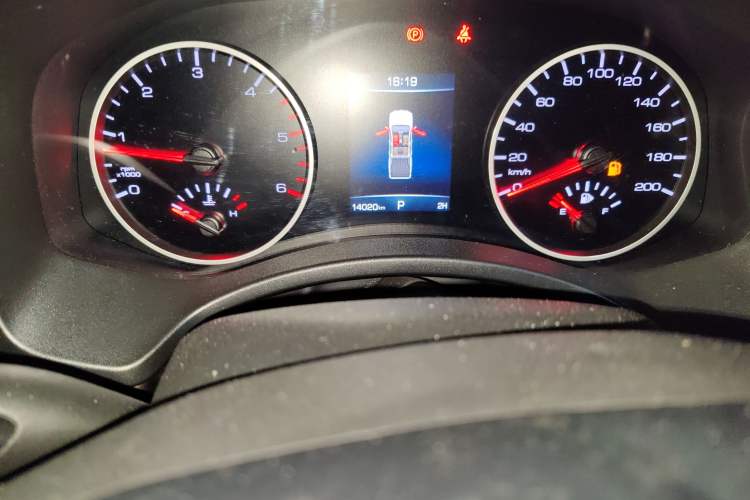 Used Great Wall Poer 2023 2.0T Commercial Version Automatic Diesel 4x4 Elite Long-Box GW4D20M Odometer Close Up