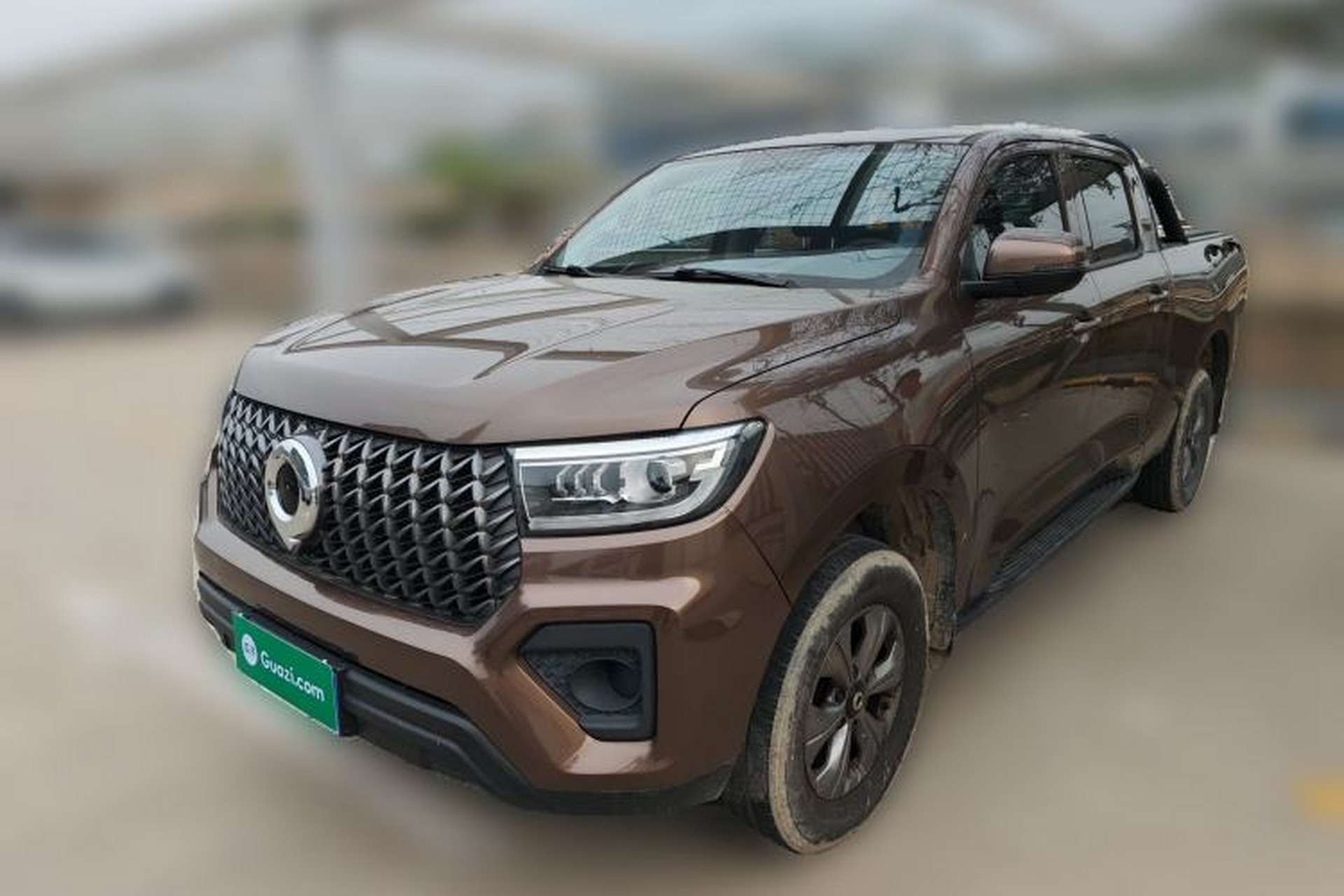 Used Great Wall Poer 2023 2.0T Commercial Version Automatic Diesel Two-Wheel Drive Elite Trim with Long Bed – GW4D20M Front Left 45 Deg
