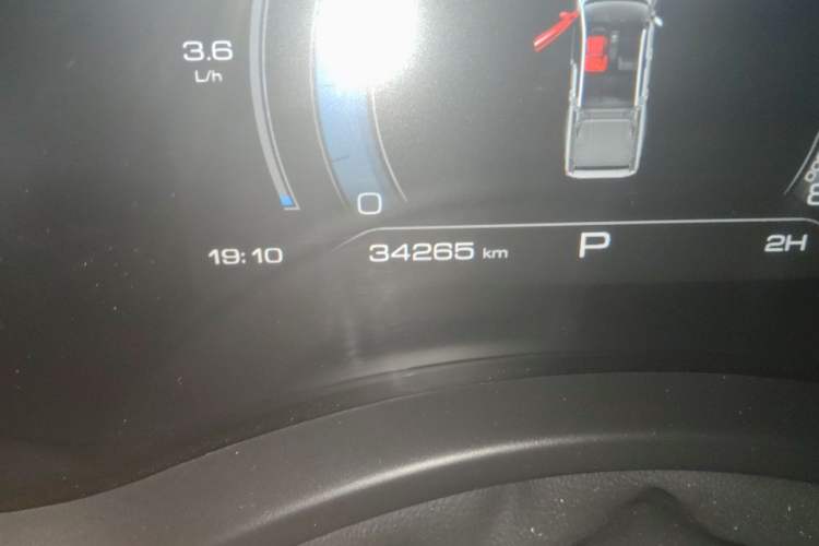 Used Great Wall Poer 2023 2.0T Off-Road Edition Automatic Gasoline 4x4 Mount Everest Version Odometer Close Up