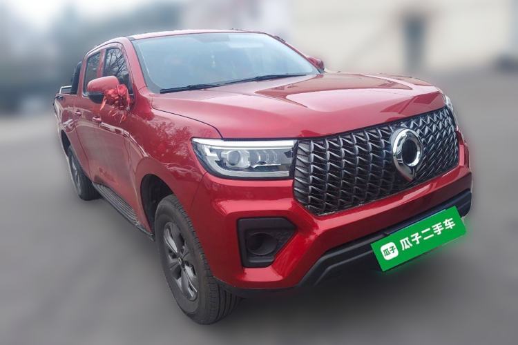 Used Great Wall Poer 2023 2.0T Commercial Version Automatic Gasoline Two-Wheel Drive Elite Trim with Long Bed – GW4C20B Front Right 45 Deg