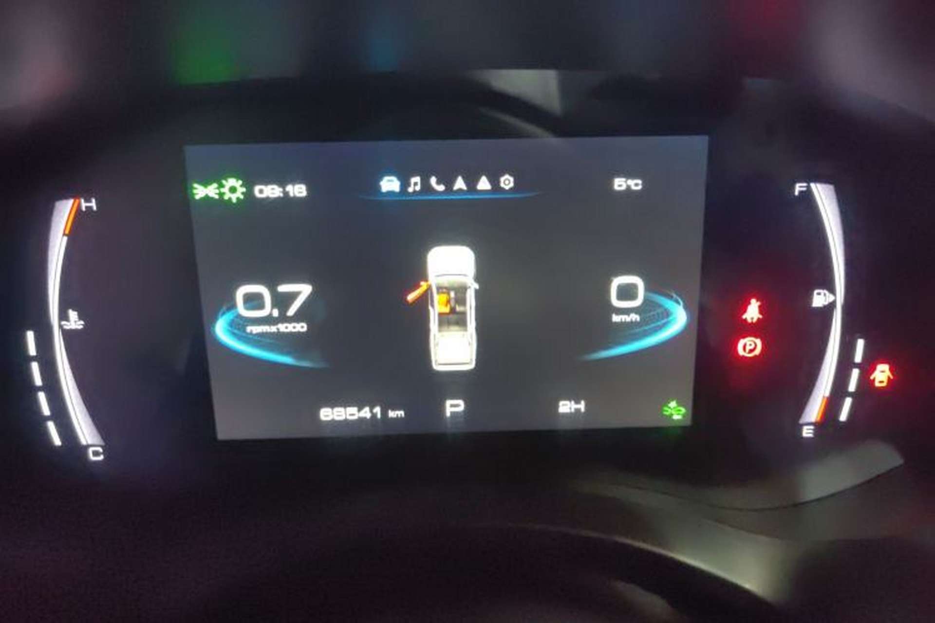 Used Great Wall Poer 2023 2.0T Off-Road Edition Automatic Gasoline Four-Wheel Drive – High-End Version Instrument Cluster