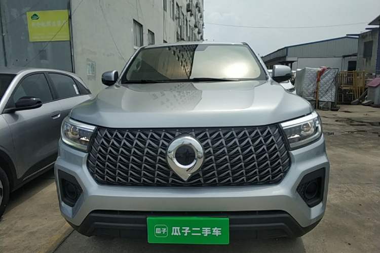 Used Great Wall Poer 2023 2.0T Commercial Version Automatic Diesel Two-Wheel Drive Elite Trim with Long Bed – GW4D20M Front