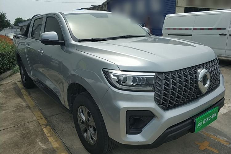 Used Great Wall Poer 2023 2.0T Commercial Version Automatic Diesel Two-Wheel Drive Elite Trim with Long Bed – GW4D20M Front Right 45 Deg