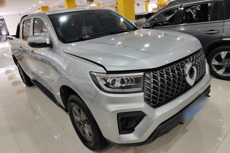 Used Great Wall Poer 2023 2.0T Commercial Version Automatic Diesel Two-Wheel Drive Elite Trim with Long Bed – GW4D20M Front Right 45 Deg