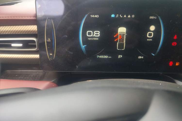 Used Great Wall Poer 2023 2.0T Off-Road Edition Automatic Diesel 4x4 Mount Everest Version Odometer Close Up