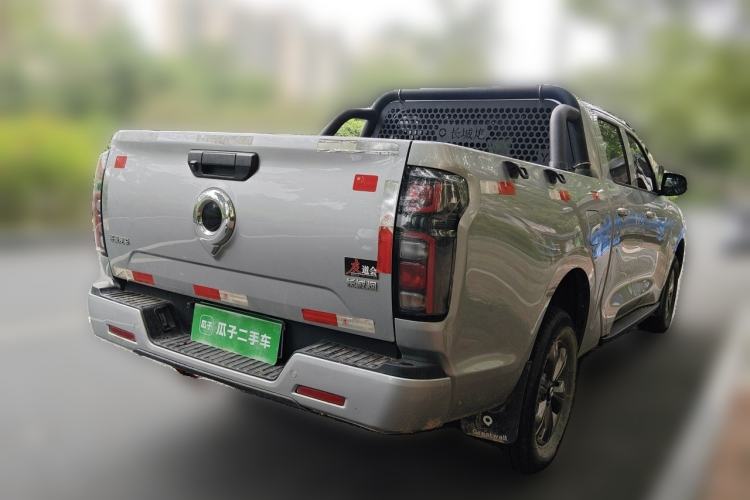 Used Great Wall Poer 2023 2.0T Commercial Version Automatic Diesel Two-Wheel Drive Elite Trim with Long Bed – GW4D20M Rear Right 45 Deg