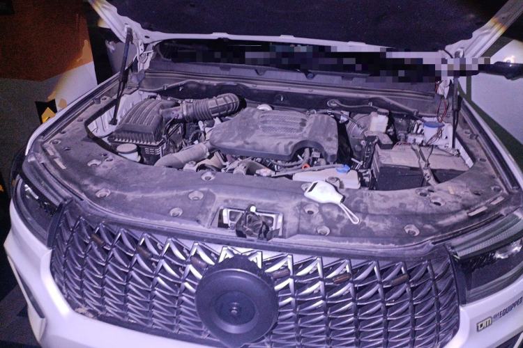 Used Great Wall Poer 2023 2.0T Commercial Version Automatic Diesel 4x4 Elite Long-Box GW4D20M Engine Bay