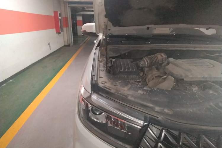 Used Great Wall Poer 2023 2.0T Commercial Version Automatic Diesel 4x4 Elite Long-Box GW4D20M Engine Bay Right