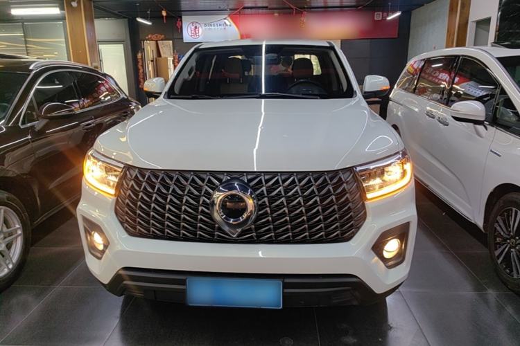 Used Great Wall Poer 2023 2.0T Commercial Version Automatic Diesel 4x4 Navigation Type Long Bed GW4D20M Front