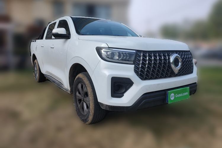 Used Great Wall Poer 2023 2.0T Commercial Version Automatic Diesel Two-Wheel Drive Elite Trim with Long Bed – GW4D20M Front Right 45 Deg