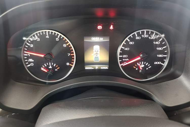 Used Great Wall Poer 2023 2.0T Commercial Version Automatic Gasoline Two-Wheel Drive Elite Trim with Long Bed – GW4C20B Instrument Cluster