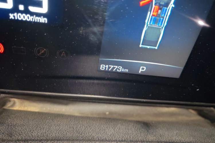 Used Great Wall Poer 2023 2.0T Commercial Version Automatic Diesel Two-Wheel Drive Elite Trim with Long Bed – GW4D20M Odometer Close Up