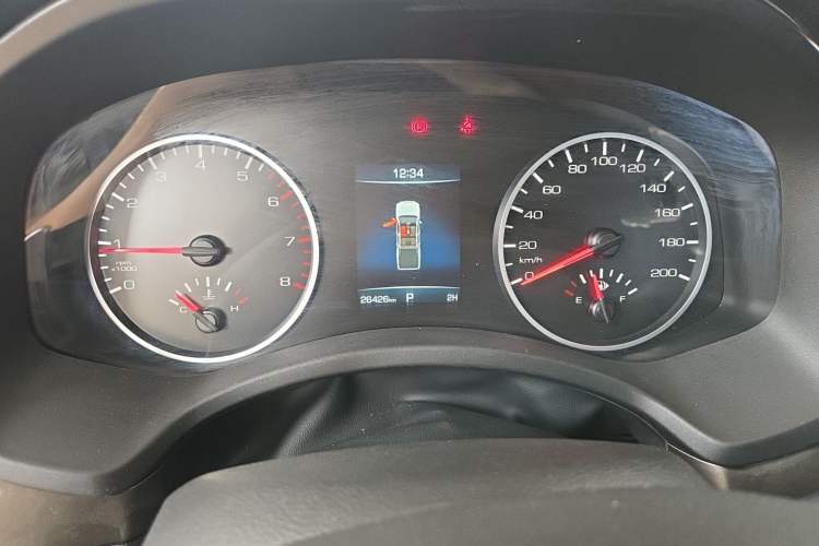 Used Great Wall Poer 2023 2.0T Commercial Version Automatic Gasoline 4x4 Navigation-Ready Long-Box GW4C20B Odometer Close Up