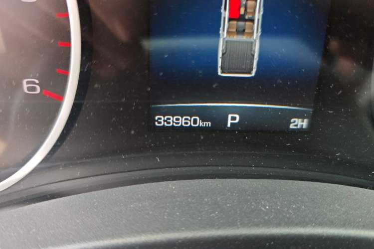 Used Great Wall Poer 2023 2.0T Commercial Version Automatic Diesel 4x4 Elite Standard Box GW4D20M Odometer Close Up