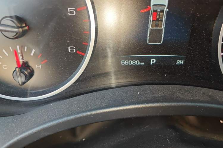 Used Great Wall Poer 2023 2.0T Commercial Version Automatic Diesel 4x4 Elite Long-Box GW4D20M Odometer Close Up