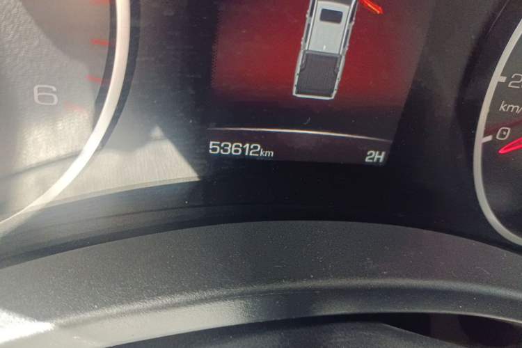Used Great Wall Poer 2023 2.0T Commercial Version Manual Diesel 4x4 Elite Long-Box GW4D20M Odometer Close Up