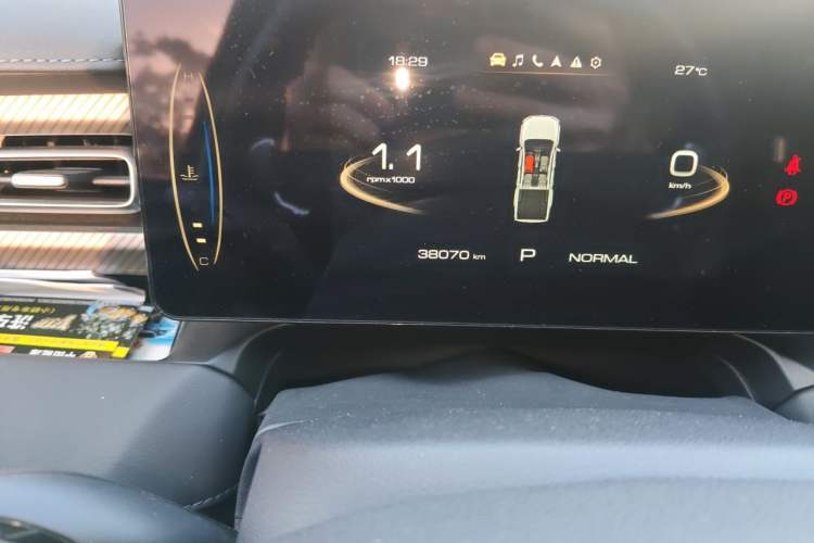 Used Great Wall Poer 2023 2.0T Passenger Version Automatic Gasoline Two-Wheel Drive Comfort Trim – GW4C20B Odometer Close Up