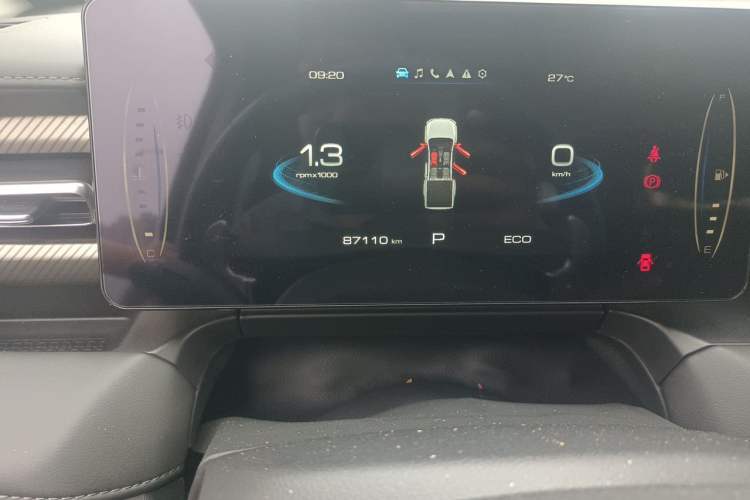 Used Great Wall Poer 2023 2.0T Passenger Version Automatic Gasoline Two-Wheel Drive Comfort Trim – GW4C20B Odometer Close Up
