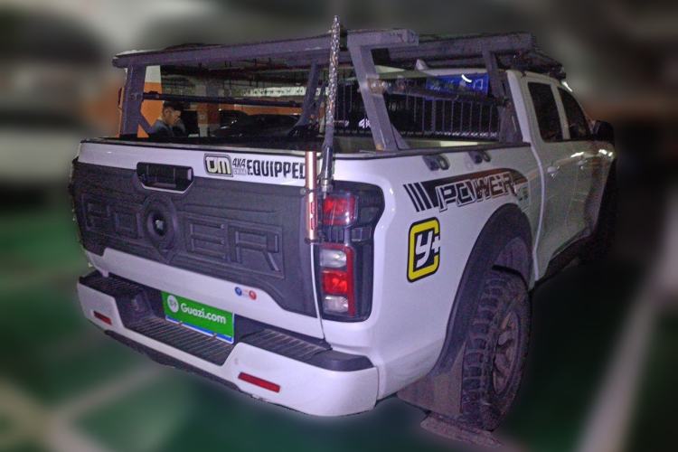 Used Great Wall Poer 2023 2.0T Commercial Version Automatic Diesel 4x4 Elite Long-Box GW4D20M Rear Right 45 Deg