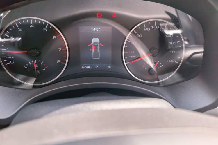 Used Great Wall Poer 2023 2.0T Commercial Version Automatic Gasoline 4x4 Elite Long-Box GW4C20B Odometer Close Up