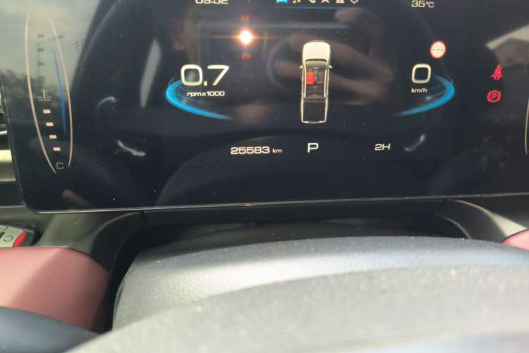 Used Great Wall Poer 2024 2.4T Off-Road Edition Automatic Diesel 4x4 Advanced Version Odometer Close Up