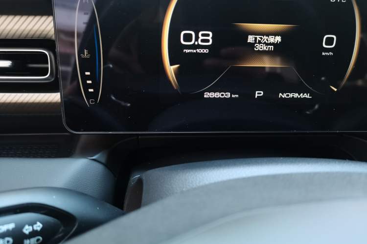 Used Great Wall Poer 2024 2.4T Passenger Version Automatic Diesel 4x4 Comfort Trim Odometer Close Up