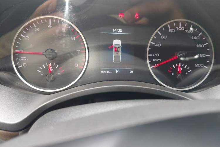 Used Great Wall Poer 2025 2.0T Commercial Pickup Automatic Gasoline 4x4 Comfort Edition Odometer Close Up