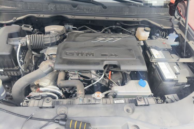 Used Great Wall Poer 2026 Model 2.4T Commercial Pickup Automatic Diesel Four-Wheel-Drive Elite Long-Box Engine Bay