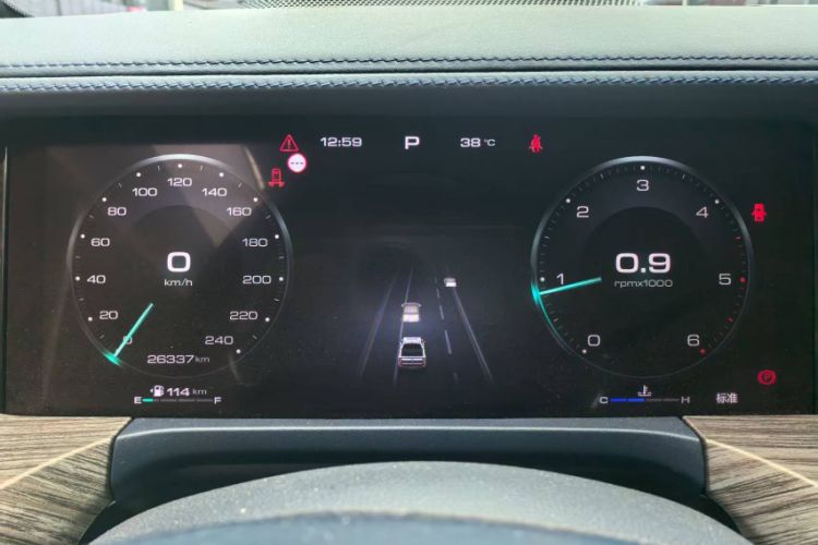 Used Great Wall Shanhai Poer 2023 2.4T Diesel Luxury Edition Odometer Close Up