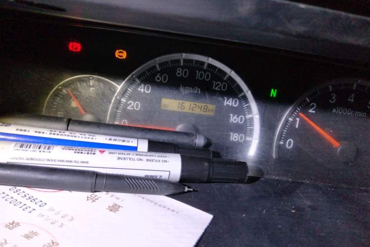 Used Great Wall V80 2011 2.0L Automatic Luxury Version Odometer Close Up
