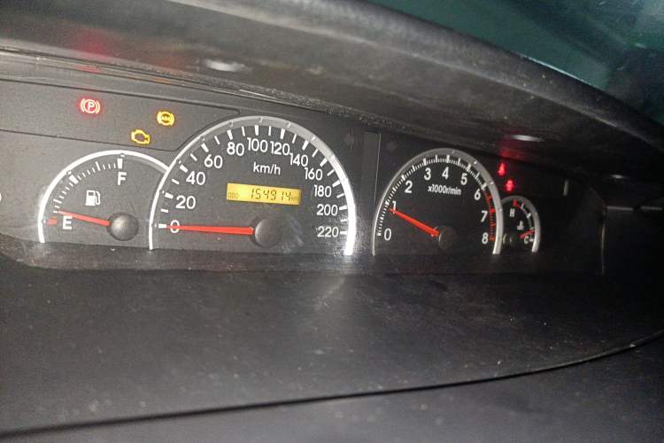 Used Great Wall V80 2012 1.5T Manual Yashang Trim Odometer Close Up