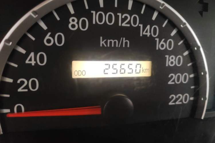 Used Great Wall V80 2013 1.5T Manual Sishang Model Odometer Close Up