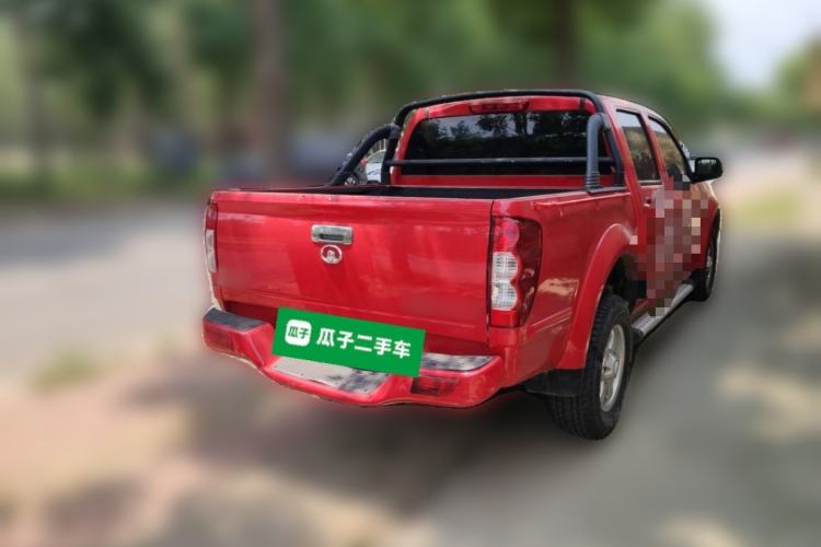 Used Great Wall Wingle 5 2013 2.0T European Version Two-Wheel Drive Elite Edition 6MT Compact Double-Cab GW4D20B Rear Right 45 Deg