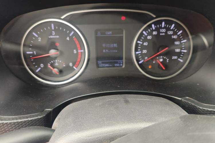 Used Great Wall Wingle 5 2017 2.0T European-Style Diesel Two-Wheel-Drive Elite Version with Large Double Cab – GW4D20B Odometer Close Up