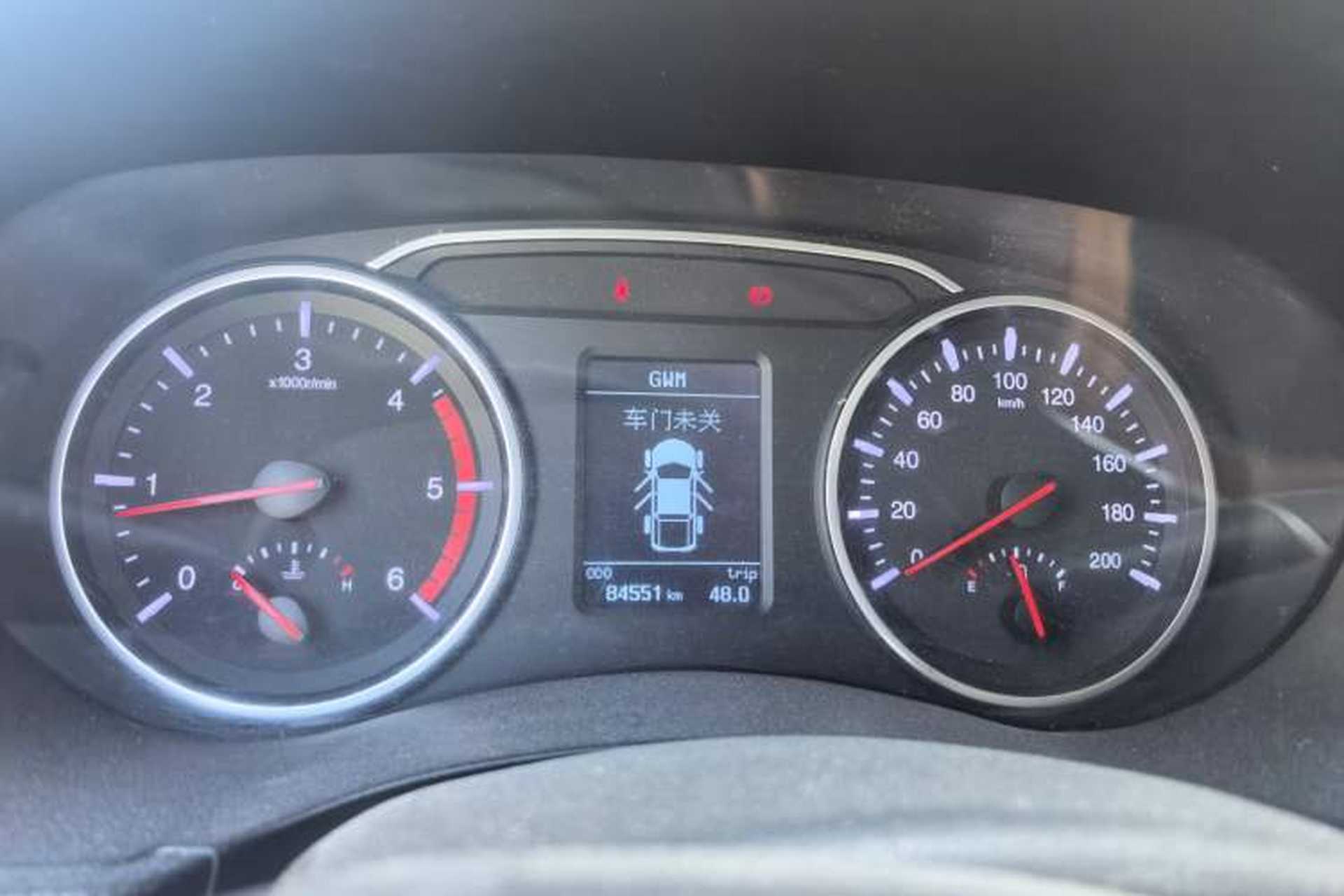 Used Great Wall Wingle 5 2017 2.0T European Version Diesel 4x4 Elite Compact Double-Cab GW4D20B Instrument Cluster