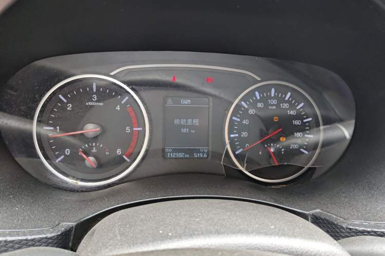 Used Great Wall Wingle 5 2017 2.0T European-Style Diesel Two-Wheel-Drive Elite Version with Large Double Cab – GW4D20B Instrument Cluster