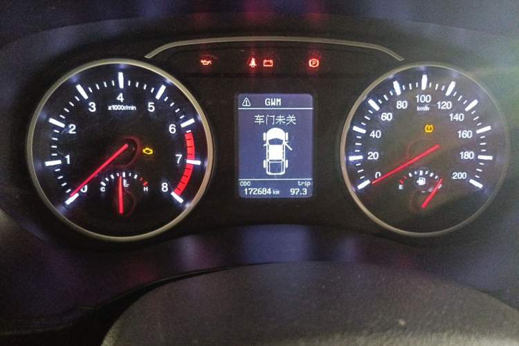 Used Great Wall Wingle 5 2017 2.4L European-spec Gasoline 4x4 Elite Version Big Double Cab 4G69S4N Instrument Cluster